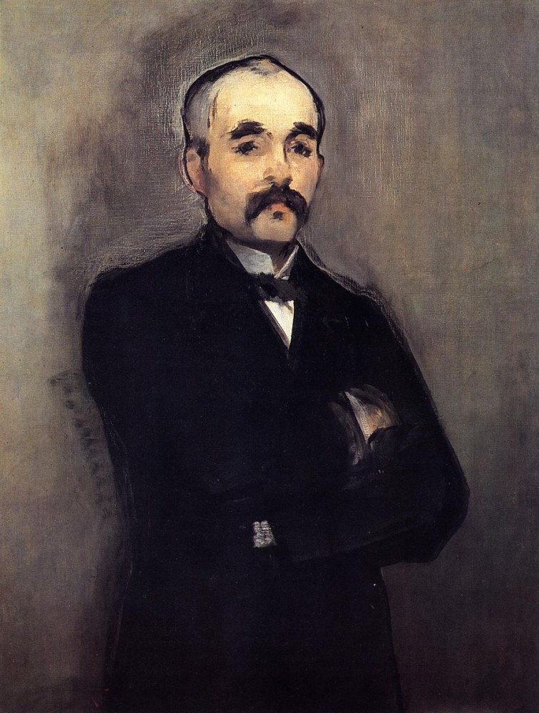 Portrait Of Clemenceau by Édouard Manet