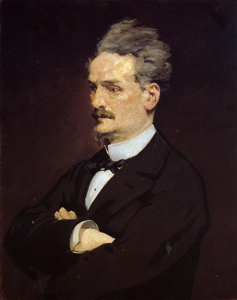 Portrait Of M Henri Rochefort by Édouard Manet