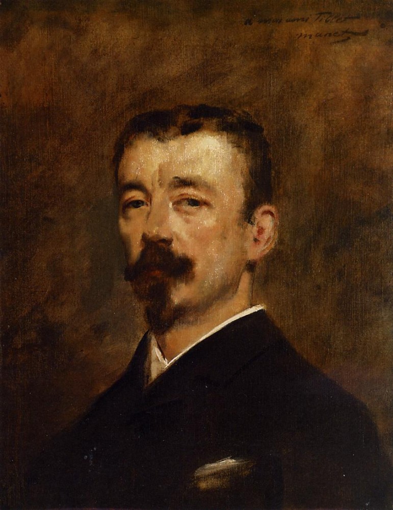 Portrait Of Monsieur Tillet by Édouard Manet