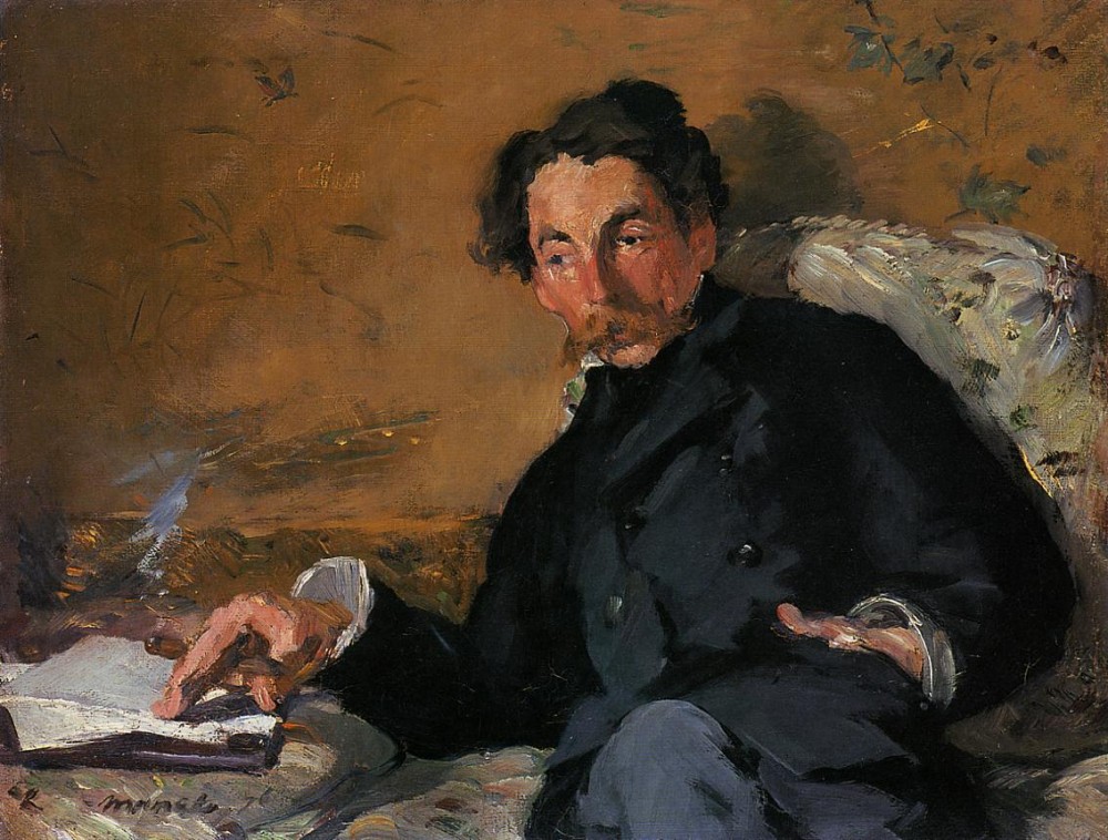 Portrait Of Stephane Mallarme by Édouard Manet