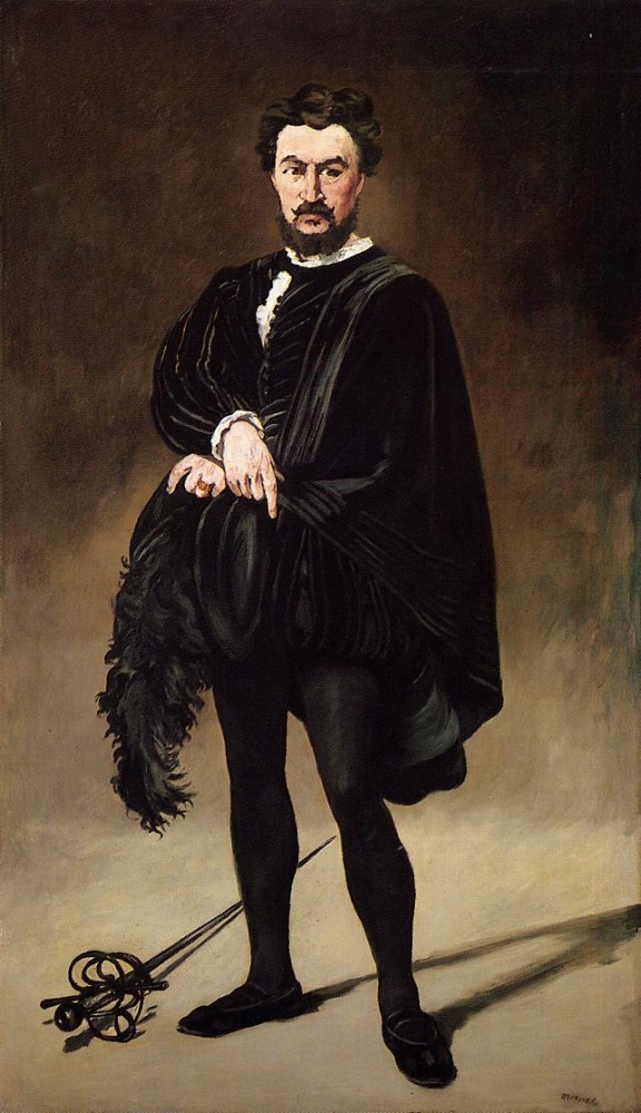 The Tragic Actor by Édouard Manet