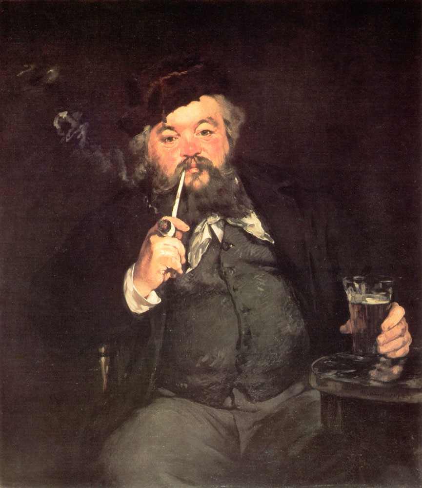 Le Bon Bock A Good Glass of Beer by Édouard Manet