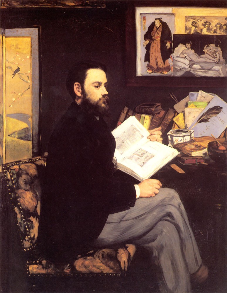 Portrait of Emile Zola by Édouard Manet