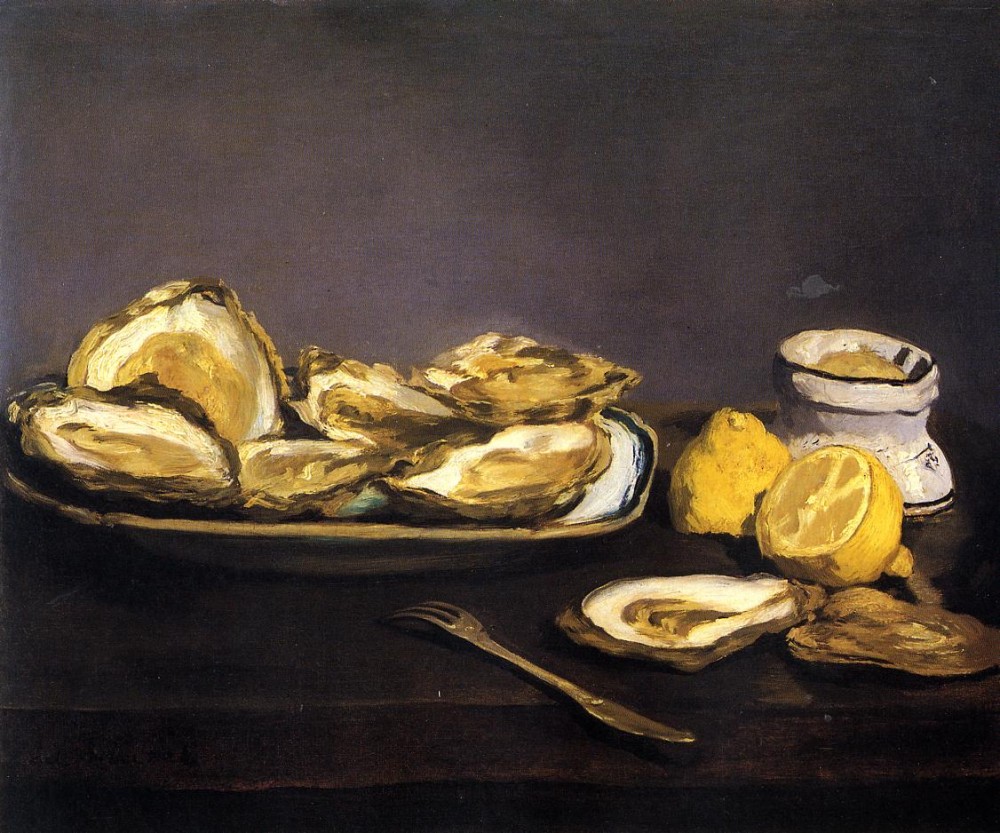 Oysters by Édouard Manet