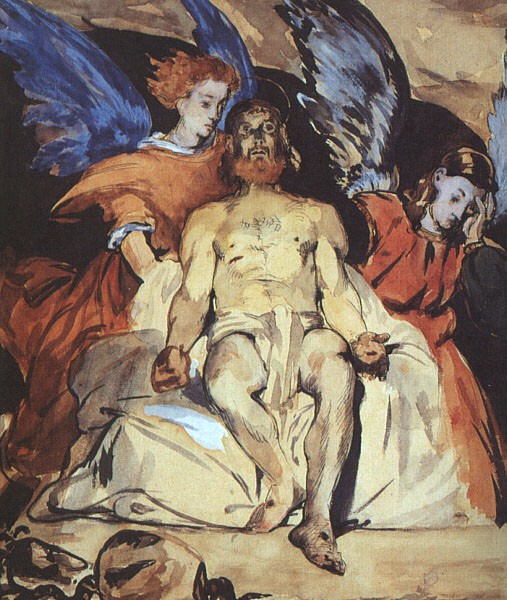 Christ with Angels by Édouard Manet