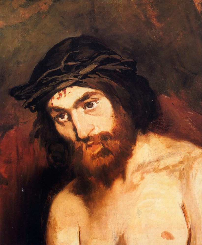 The Head Of Christ by Édouard Manet