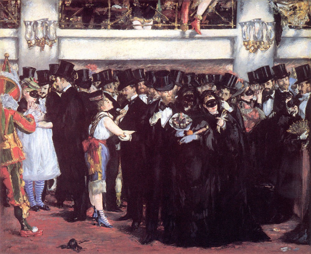 Masked Ball at the Opera by Édouard Manet