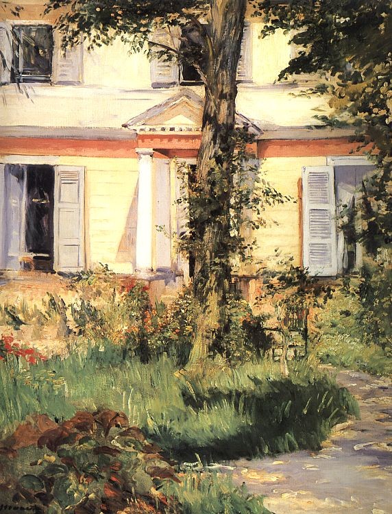 The House at Rueil by Édouard Manet