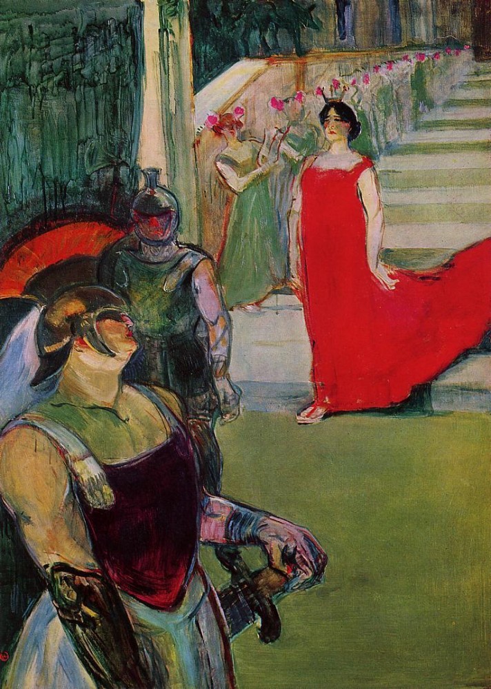 Messaline by Henri de Toulouse-Lautrec