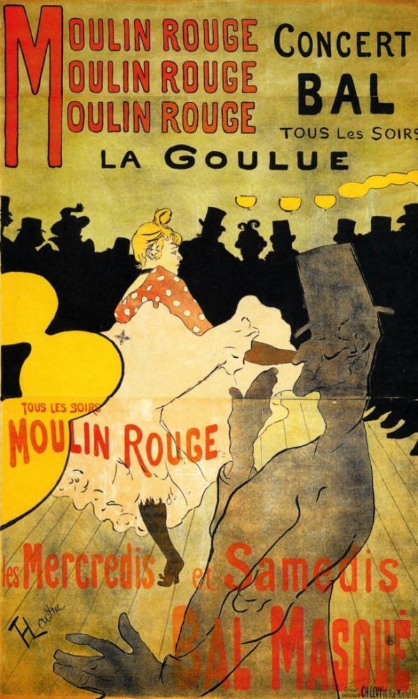 Moulin Rouge by Henri de Toulouse-Lautrec