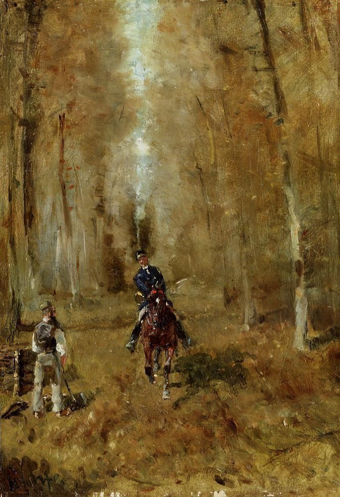Piquer Et Bucheron by Henri de Toulouse-Lautrec