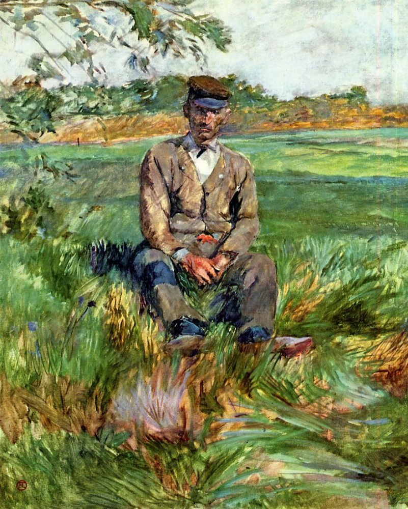 A Laborer At Celeyran by Henri de Toulouse-Lautrec