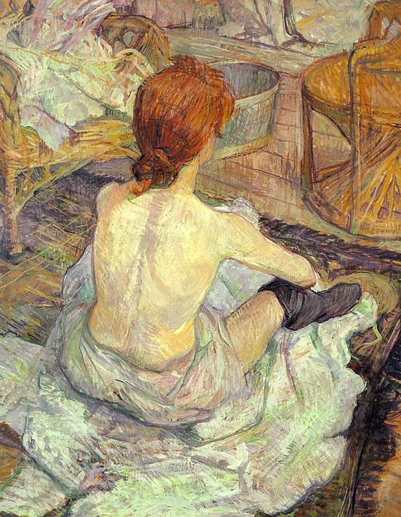 La Toilette by Henri de Toulouse-Lautrec