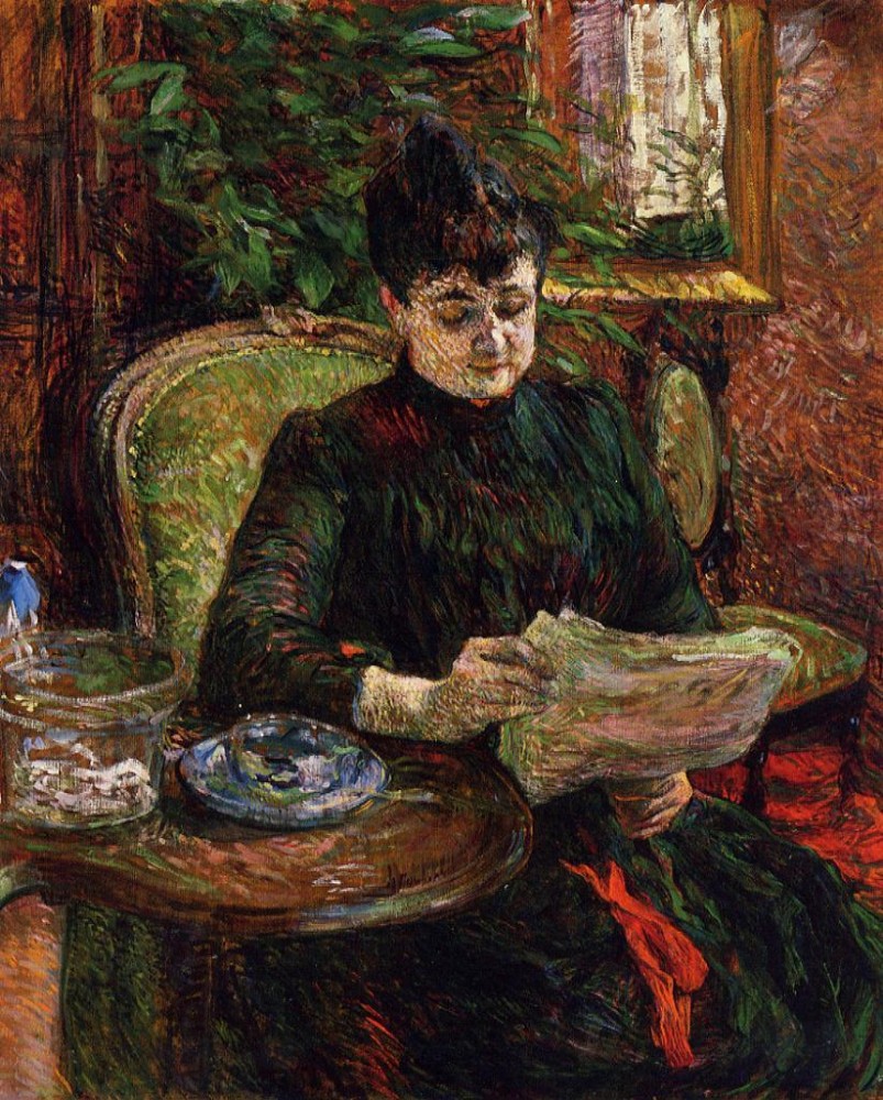 Madame Aline Gibert by Henri de Toulouse-Lautrec