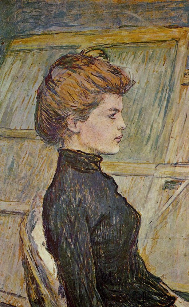 Portrait Of Helen by Henri de Toulouse-Lautrec