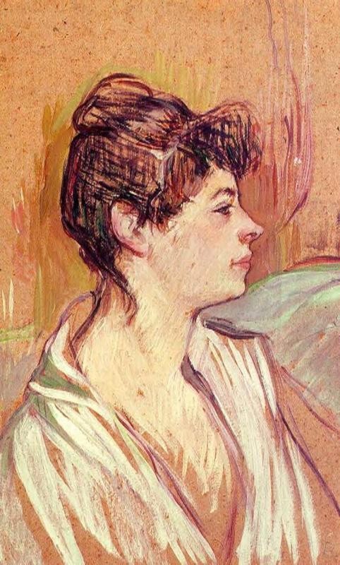 Portrait Of Marcelle by Henri de Toulouse-Lautrec