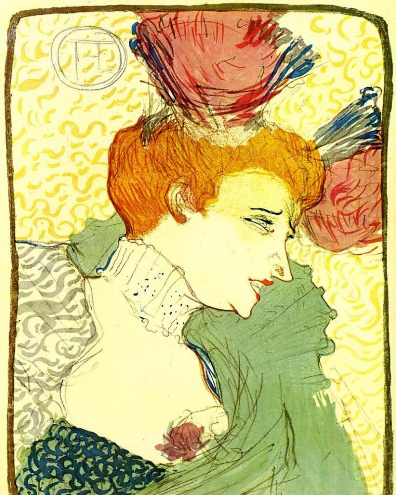 The Actress Marcelle Lender by Henri de Toulouse-Lautrec