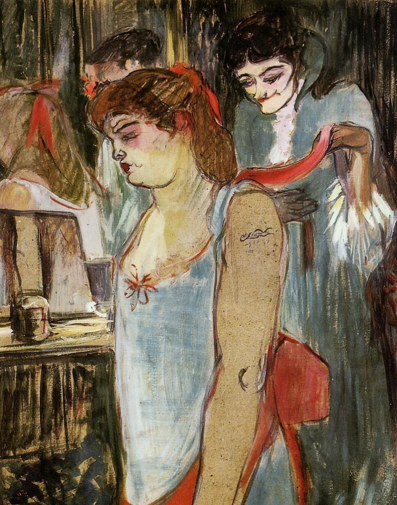The Tatooed Woman by Henri de Toulouse-Lautrec