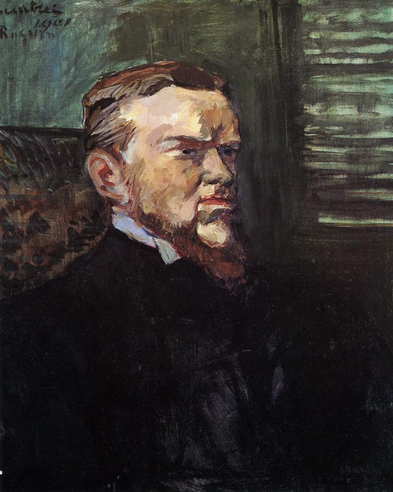 Portrait Of Octave Raquin by Henri de Toulouse-Lautrec