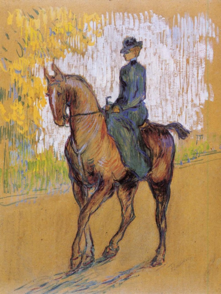 Side Saddle by Henri de Toulouse-Lautrec