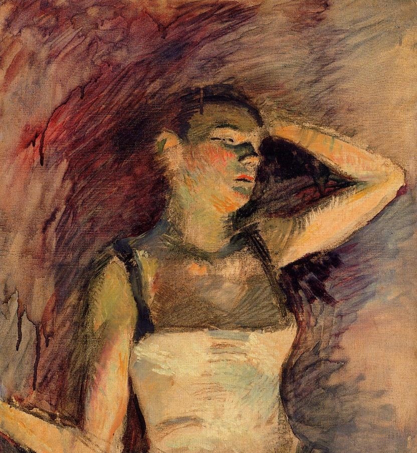 Study Of A Dancer by Henri de Toulouse-Lautrec