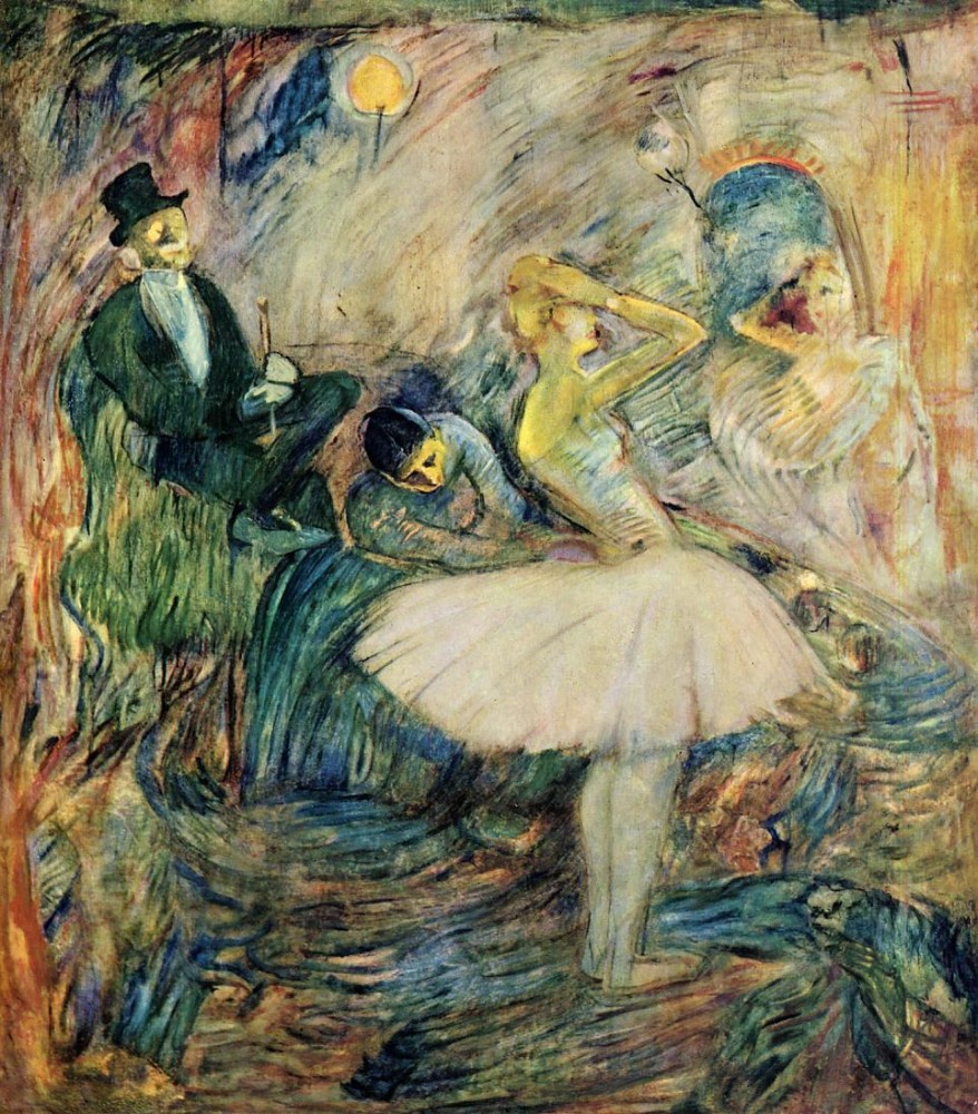 The Dancer In Her Dressing Room by Henri de Toulouse-Lautrec