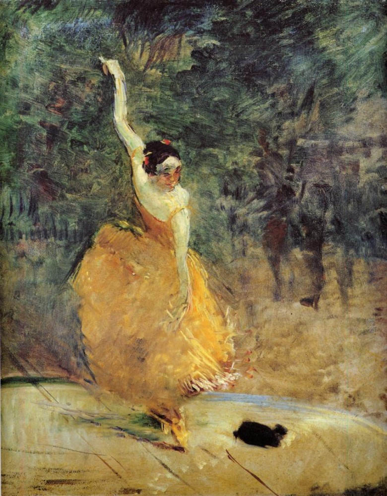 The Spanish Dancer by Henri de Toulouse-Lautrec