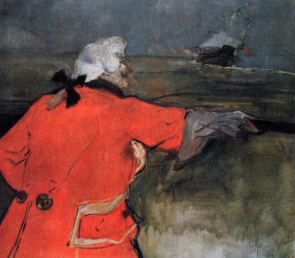 Admiral Viaud by Henri de Toulouse-Lautrec