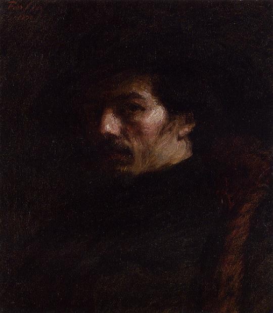 Portrait of Alphonse Legros by Henri Fantin-Latour