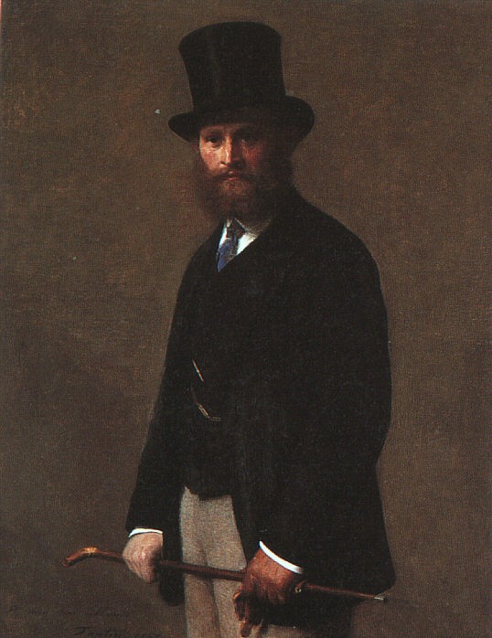 Portrait of Edouard Manet by Henri Fantin-Latour