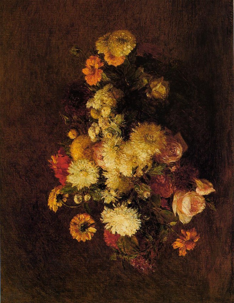 Bouquet of Flowers3 by Henri Fantin-Latour