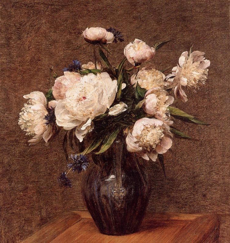 Bouquet of Peonies by Henri Fantin-Latour