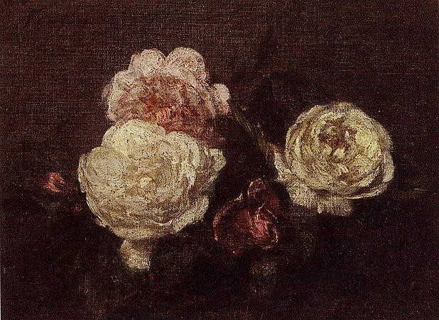 Flowers Roses 2 by Henri Fantin-Latour