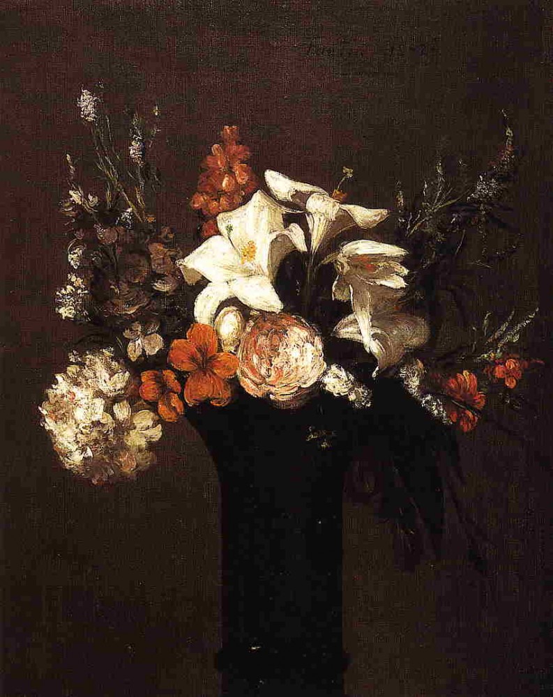 Flowers4 by Henri Fantin-Latour