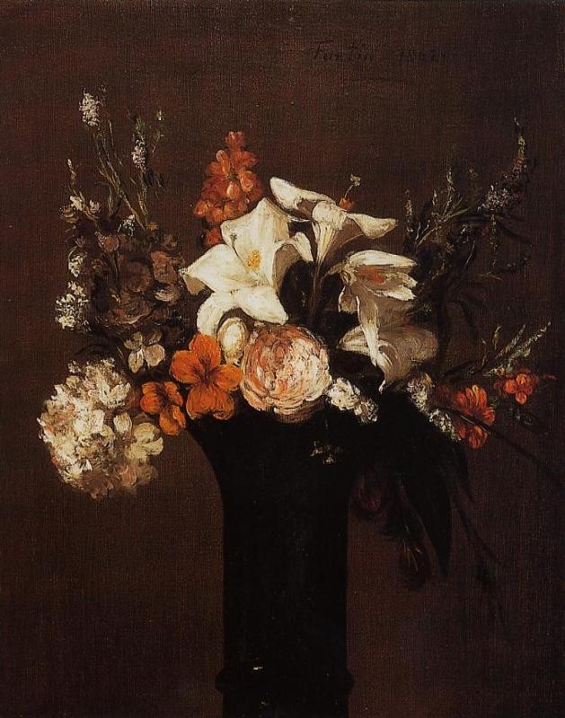 Flowers6 by Henri Fantin-Latour