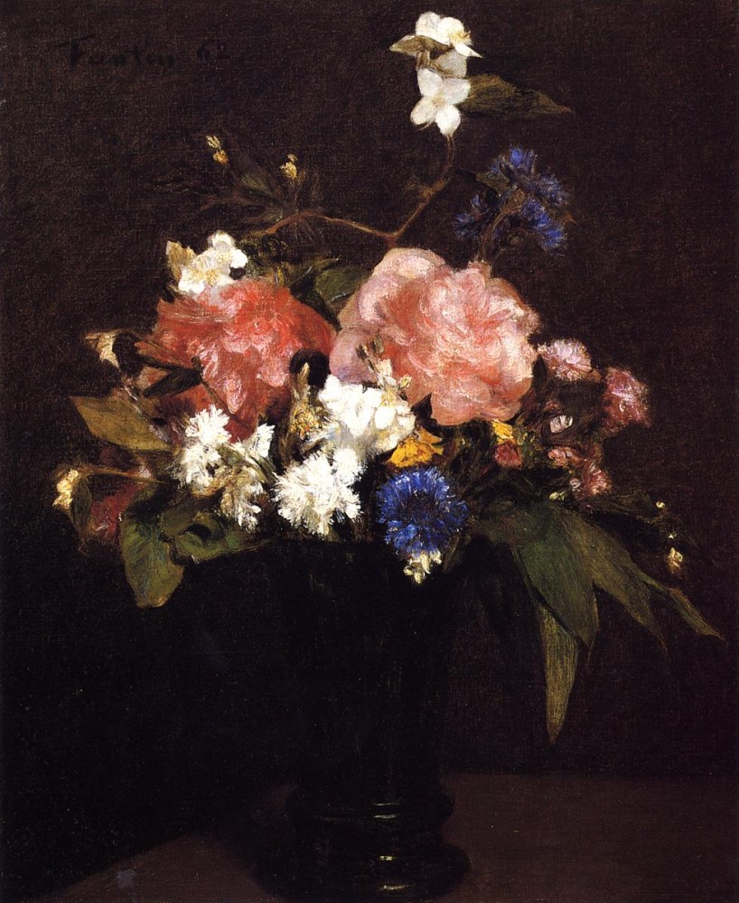Flowers7 by Henri Fantin-Latour