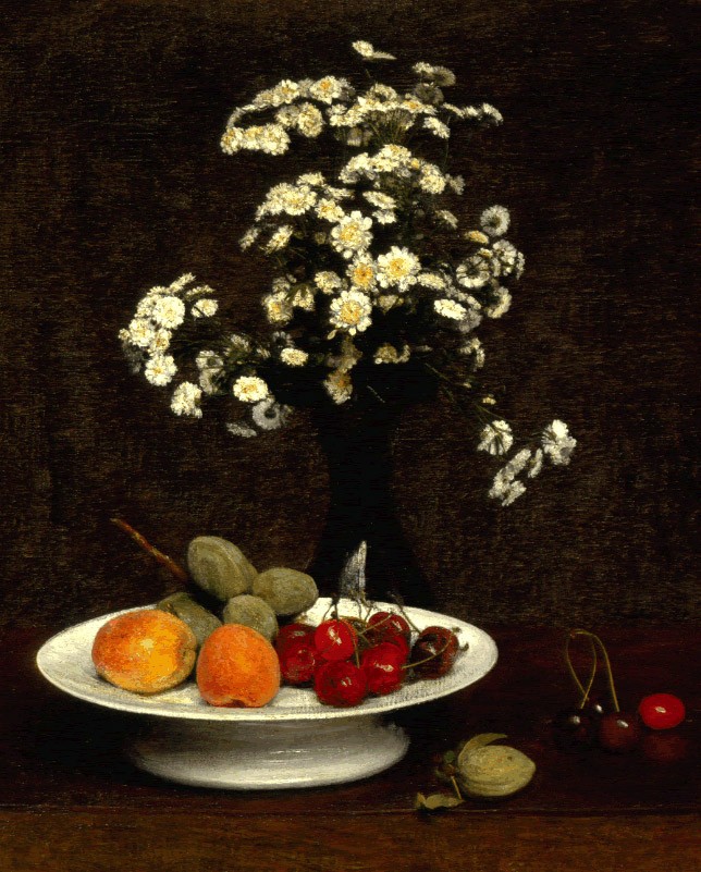 Still Life With Flowers by Henri Fantin-Latour