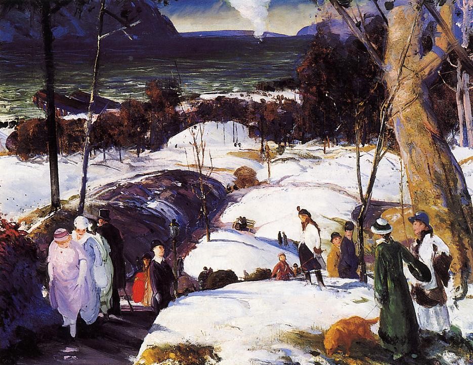 Evening Blue by George Wesley Bellows