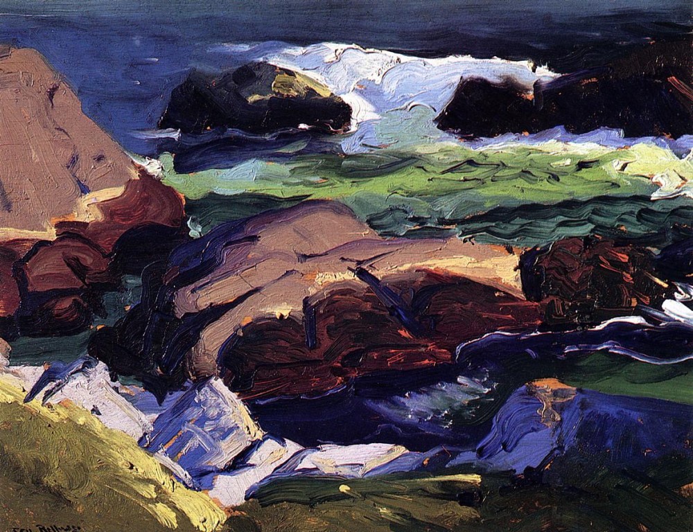 The Stone Fence by George Wesley Bellows