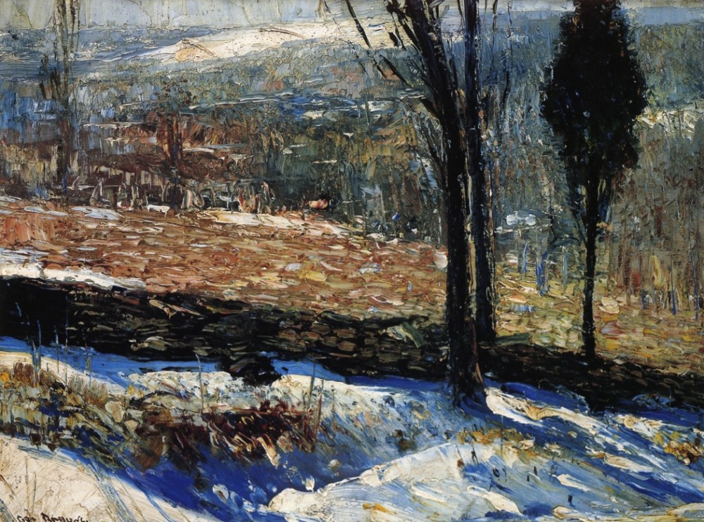 Through The Trees by George Wesley Bellows