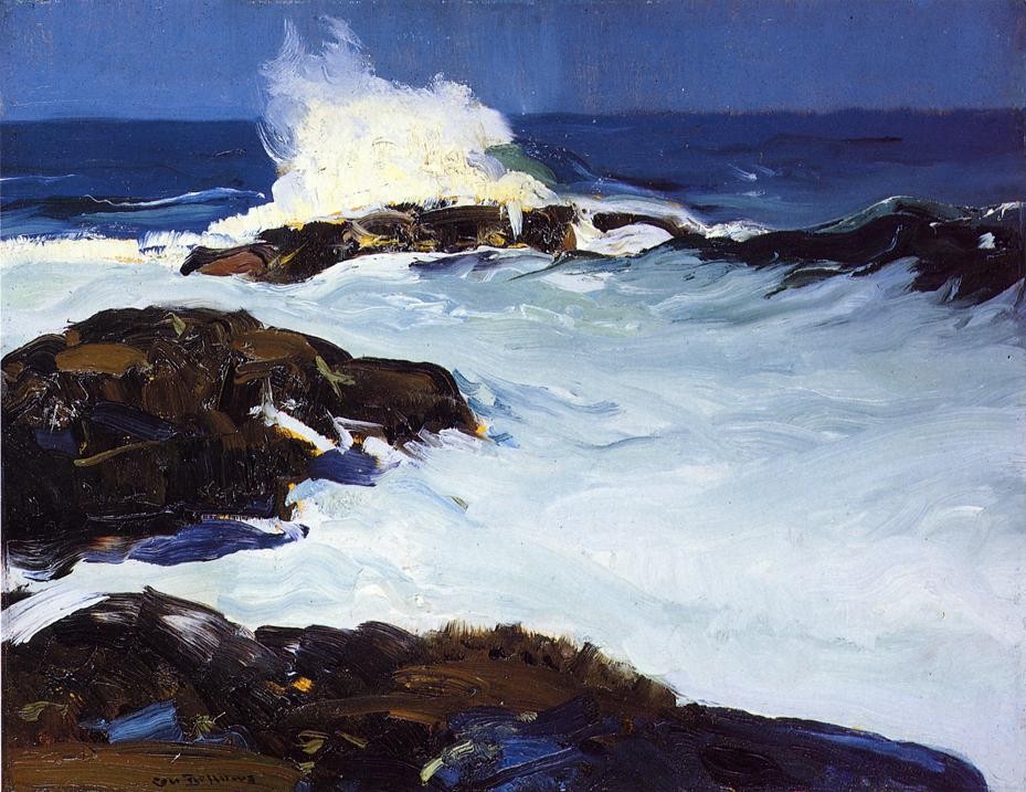 Gorge And Sea by George Wesley Bellows
