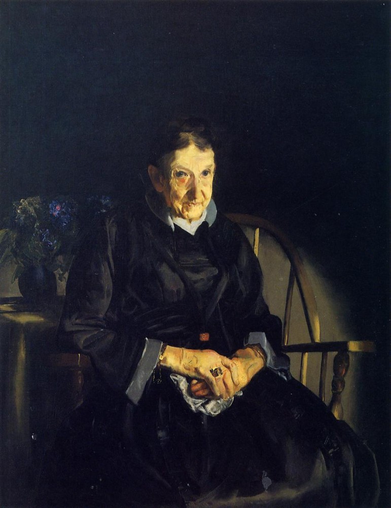 Emma At The Window by George Wesley Bellows