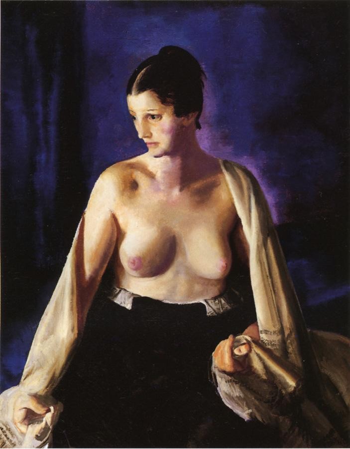 Emma In The Black Print by George Wesley Bellows
