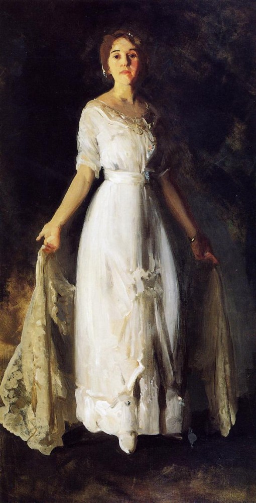 Portrait Of Elizabeth Alexander by George Wesley Bellows