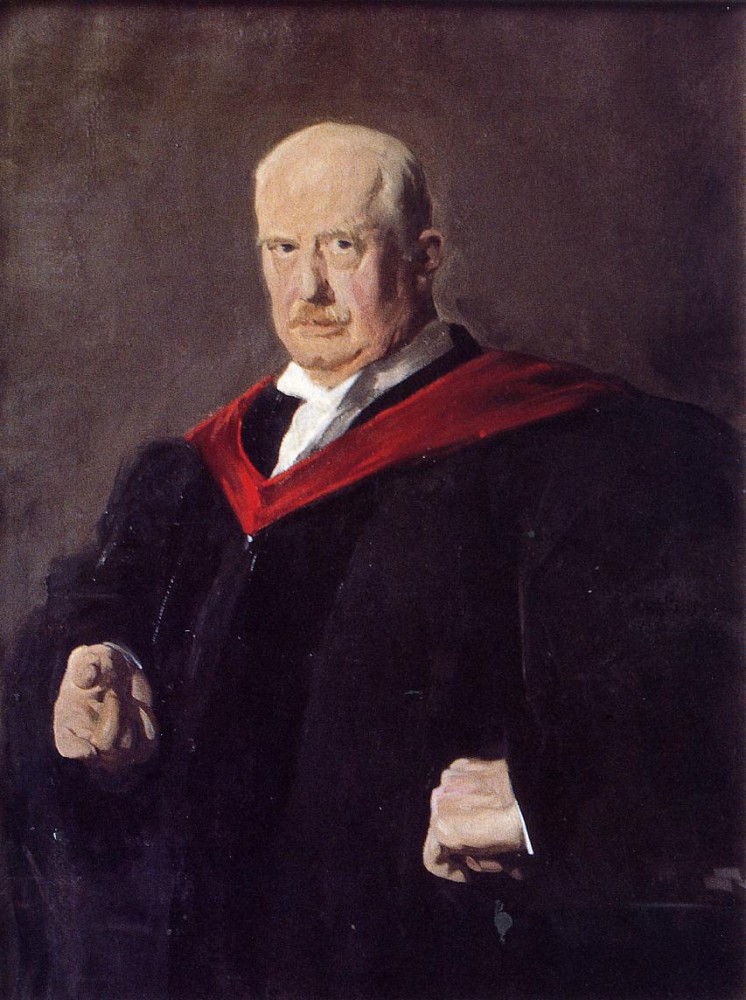 Portrait Of Professor Joseph Russell Taylor by George Wesley Bellows