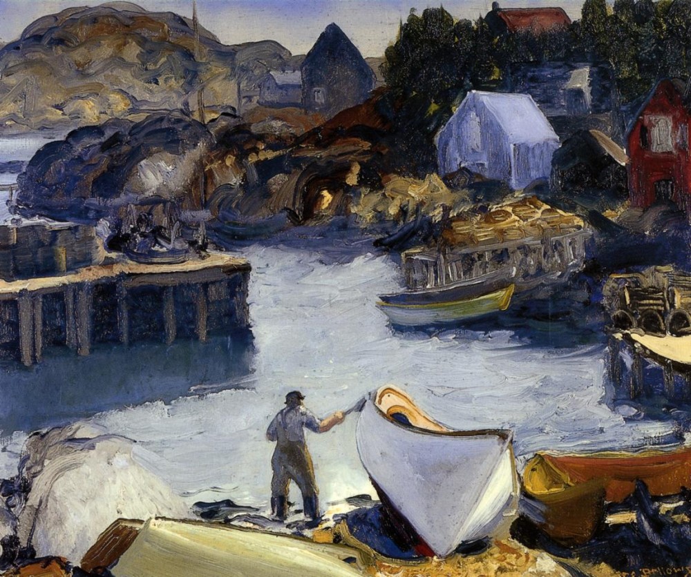 Matinicus Harbor Late Afternoon by George Wesley Bellows
