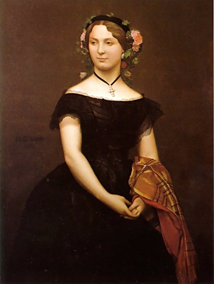 Portrait of Mlle Durand by Jean-Léon Gérôme
