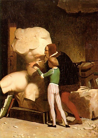 Michelangelo by Jean-Léon Gérôme