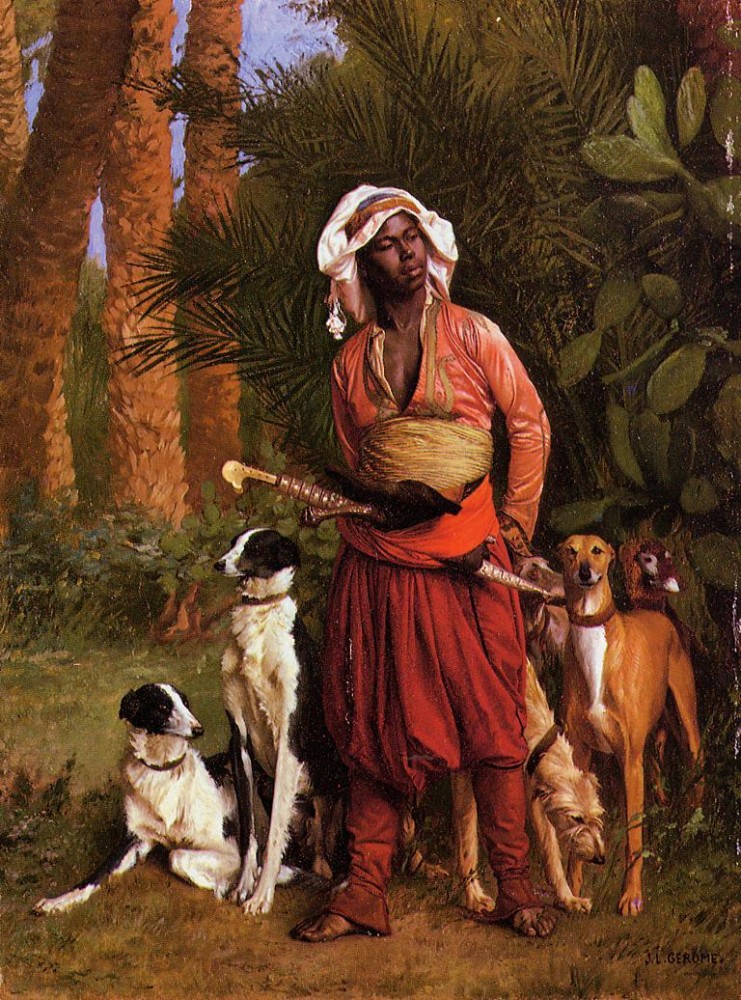 The Negro Master of the Hounds by Jean-Léon Gérôme