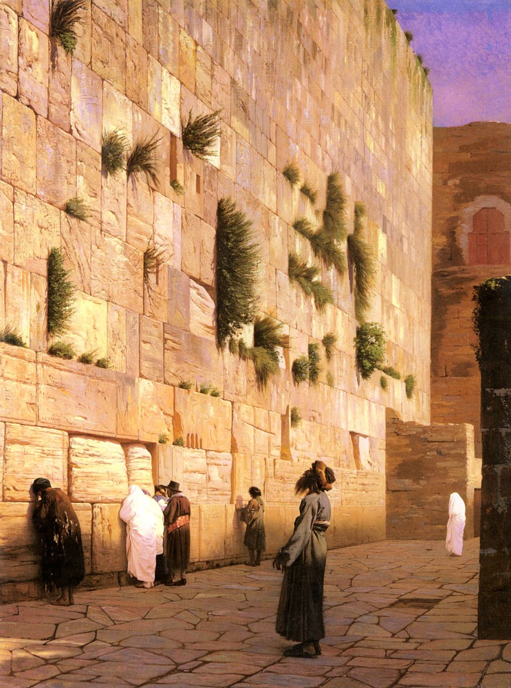 Solomons Wall Jerusalem by Jean-Léon Gérôme